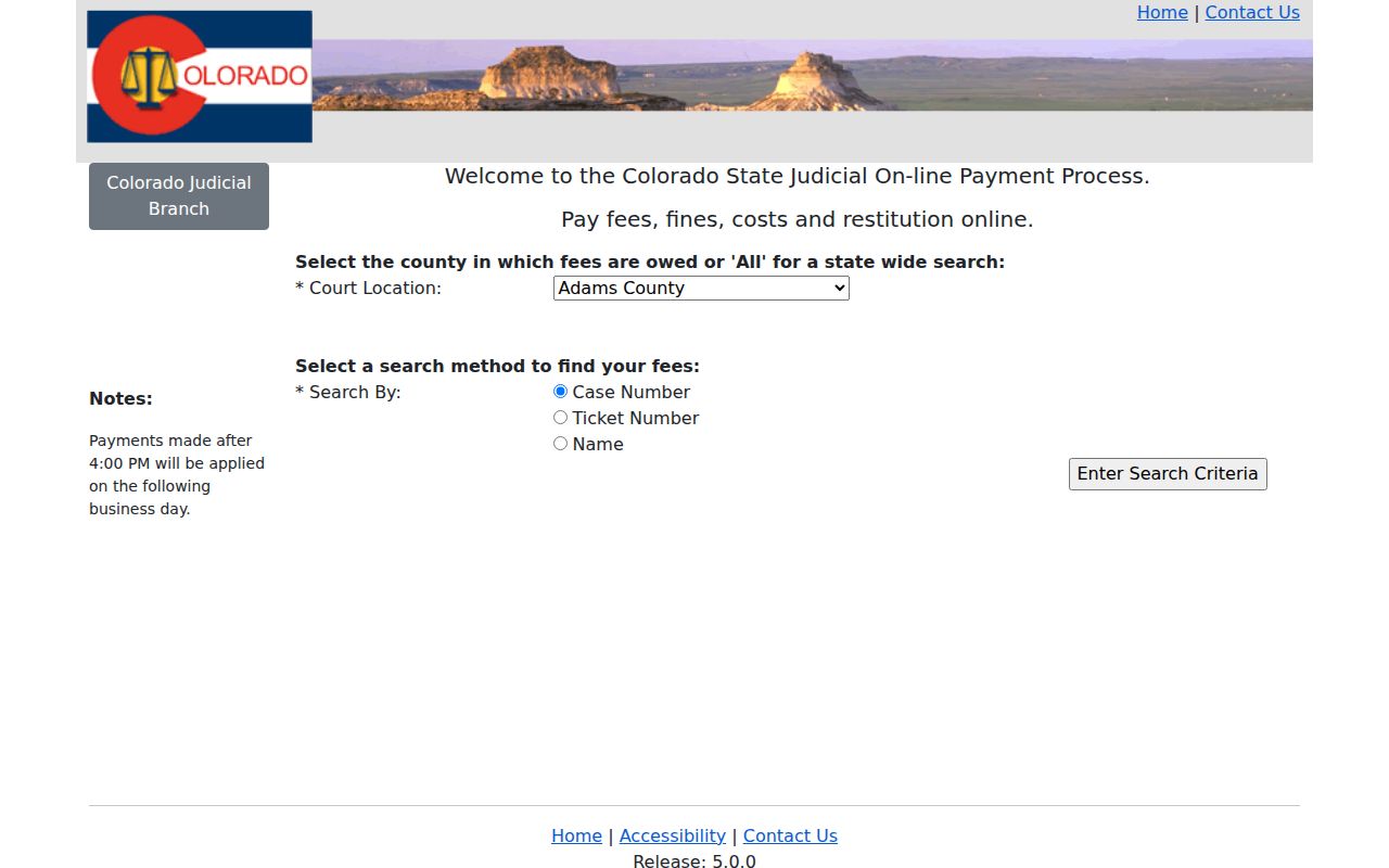 Washington County court dockets online payment search