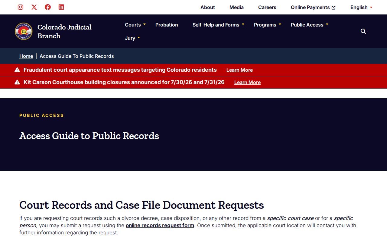 Washington County court records public records access guide