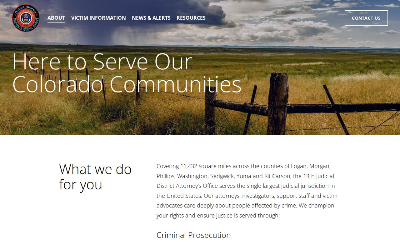 Washington County criminal court records 13th Judicial District Attorney