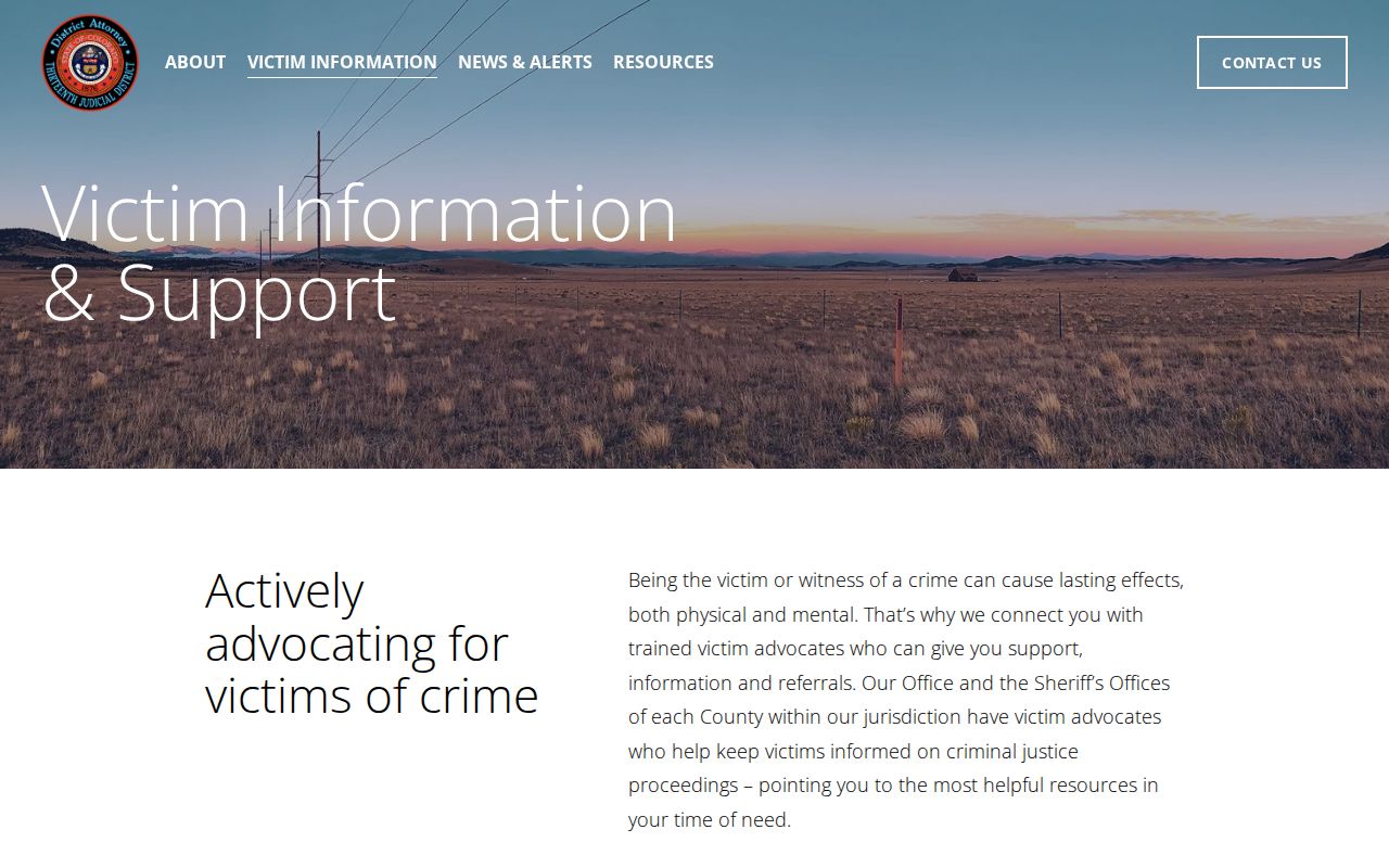 Washington County criminal court records district attorney victim information
